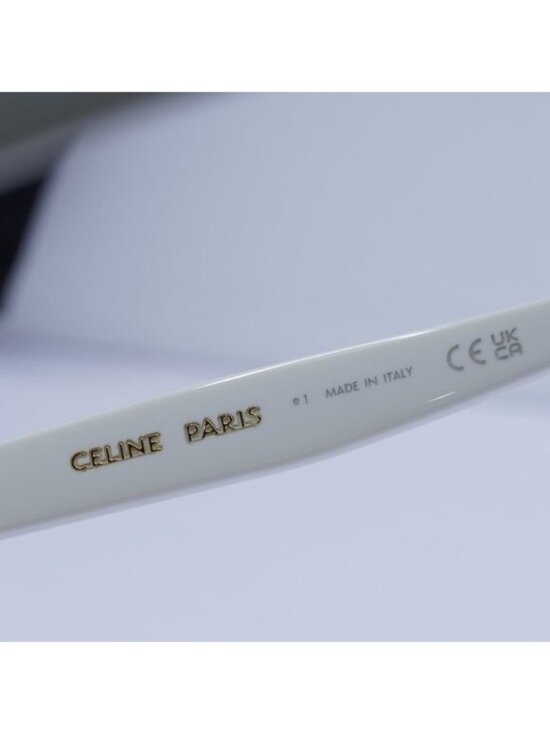 Celine CL40187I 25A Cat Eye Sunglasses - White/Dark Grey main image 7